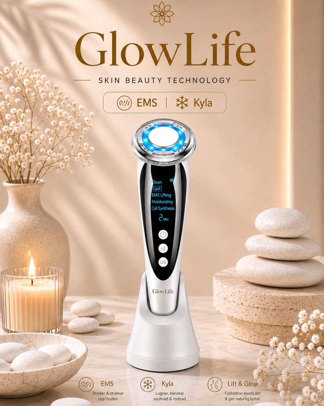 GlowLife™ Hot & Cold Beauty Device